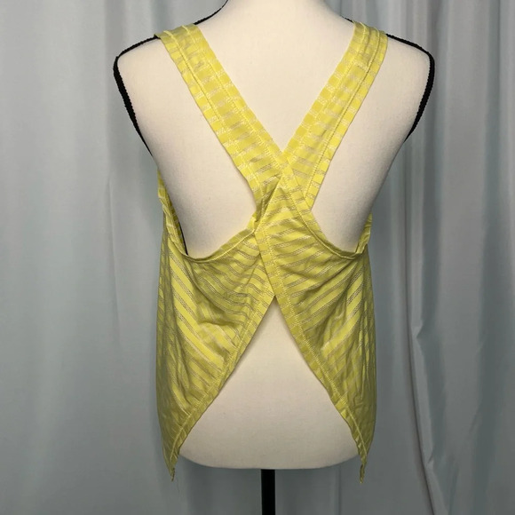 Zyia Active Lemon Yellow Nimbus Split Back Tank - size Medium - Picture 5 of 10